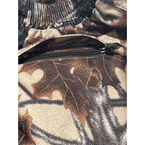 Vtg Gamehide Hunting Pants Men XL Mossy Oak Woodland Camo Hush Hide Soft Lined - Picture 10 of 13